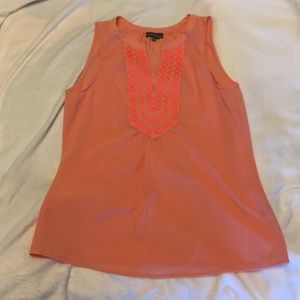 Peach/orange tank top size small